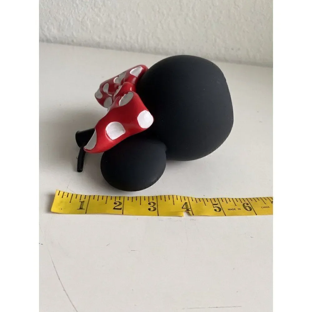 DISNEY Minnie MOUSE SOAP Lotion DISPENSER‎ With PUMP Red Bow Polkadots NEW
